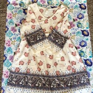 White floral tunic